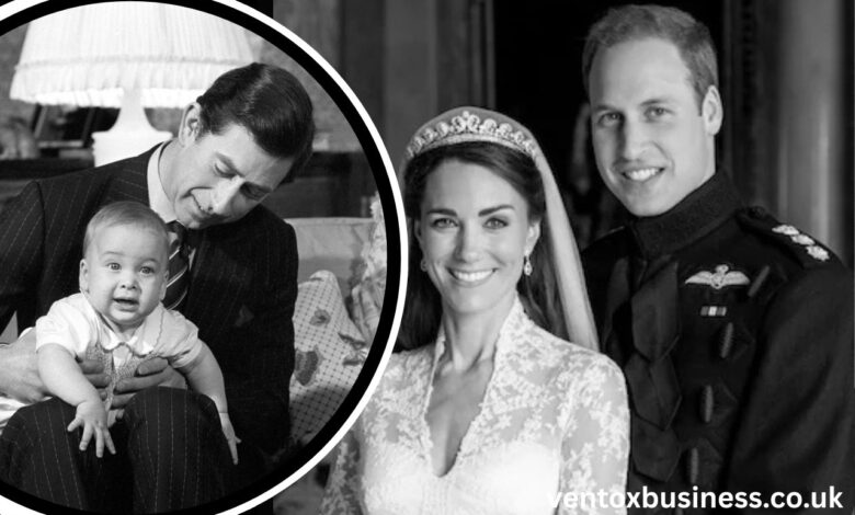 Prince William Black and White Photo